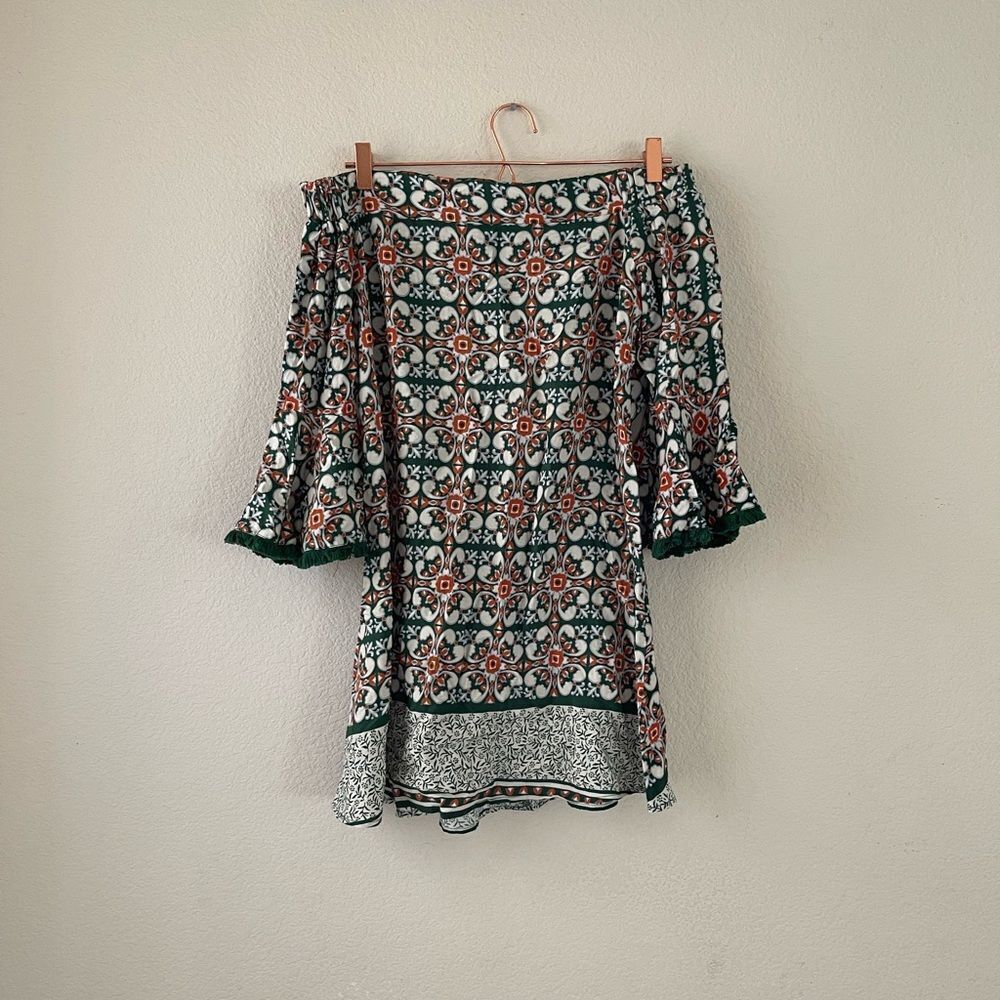 Lulus‎ boho off shoulder mini dress